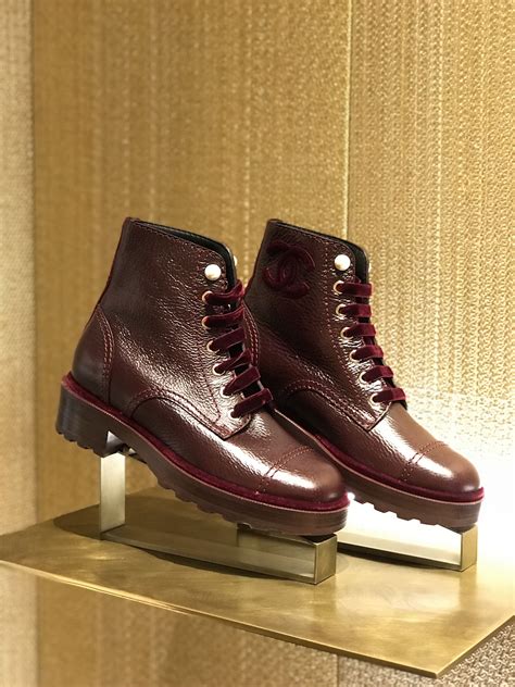 burgundy chanel boots|Chanel shoes customer service.